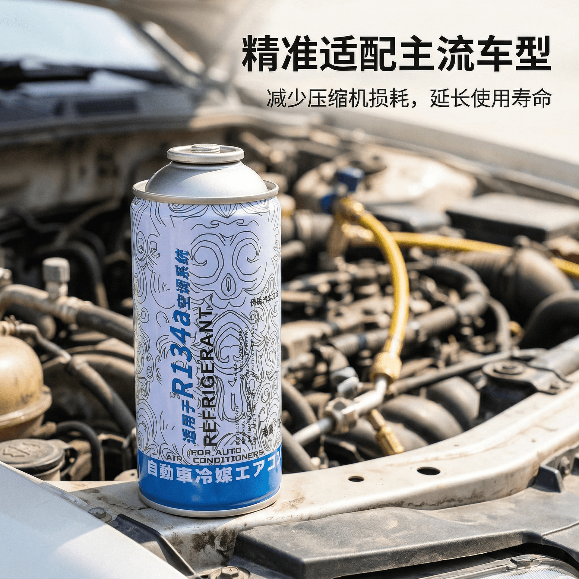 R134a refrigerant for car air conditioning, cross-border direct supply of car refrigerant, Bangma universal refrigerant 134a