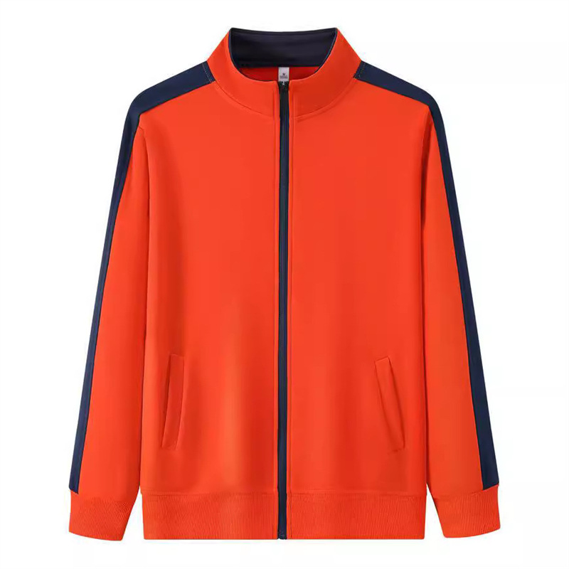 Otoño con cremallera cardigan personalizado impresión LOGO collar ropa de trabajo publicidad camisa corporativa ropa corporativa