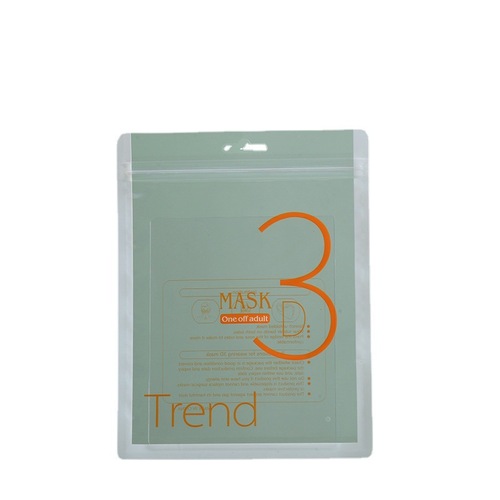 3D adult packaging bag, simple and transparent, new environmentally friendly and hygienic composite bag, hangable ziplock bag wholesale