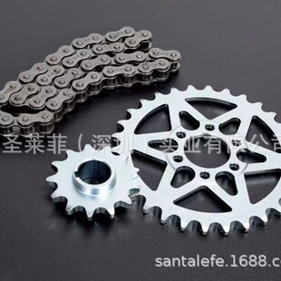 Suitable for Qiulong light bee polar bee electric off-road motorcycle accessories 420-42L chain disc tooth disc chain sprocket