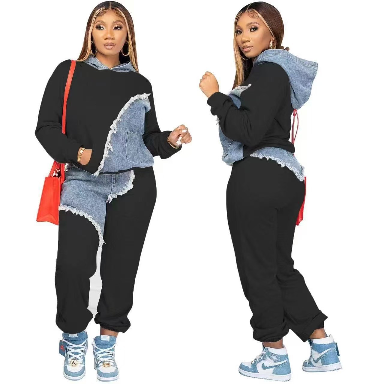 2024 European And American Cross-Border Versatile Women's Clothing Independent Fashion Casual Sports Sweatshirt_ecoleips.com