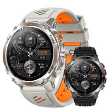 HT37智能手表1.46inch蓝牙通话心率计步GPS北斗定位三防运动轨迹