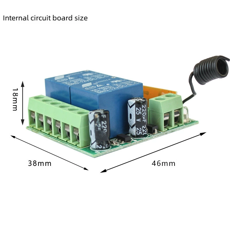Teaching smart wireless switch key, engine, 12v, remote control