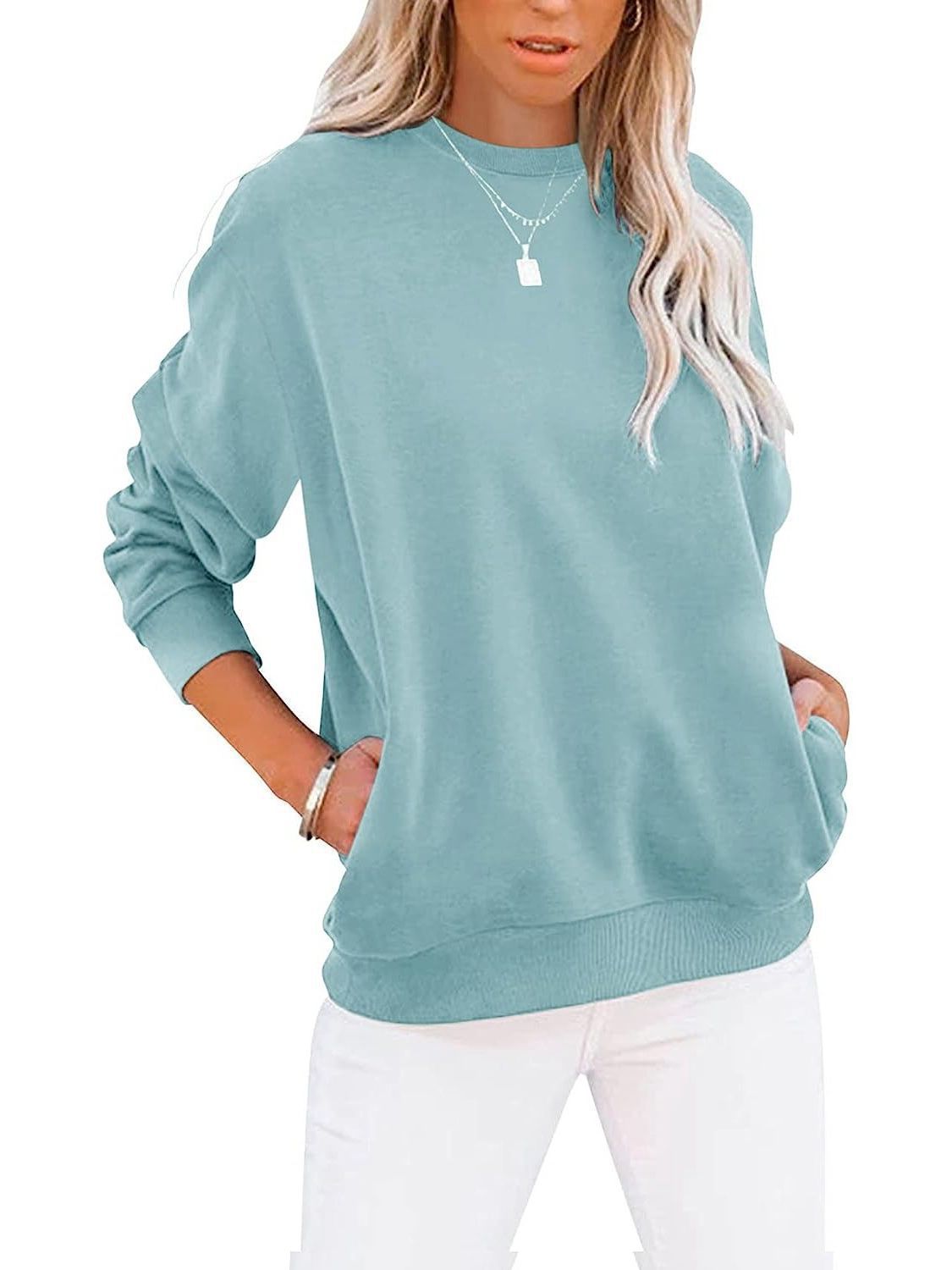 solid color long-sleeve