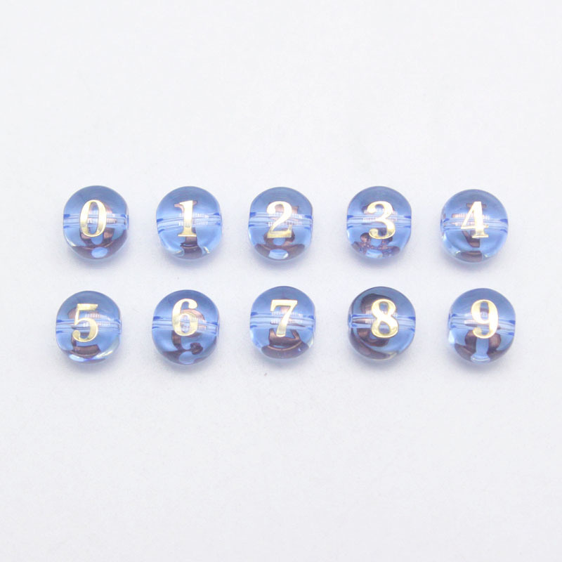 Cross-border Hot Mold Friendship Bracelet Ice Blue Drop Glue Digital Beads DIY May Day Should Aid Bracelet Loose Beads Cross-border Hot Mold Friendship Bracelet Ice Blue Drop Glue Digital Beads DIY May Day Should Aid Bracelet Loose Beads