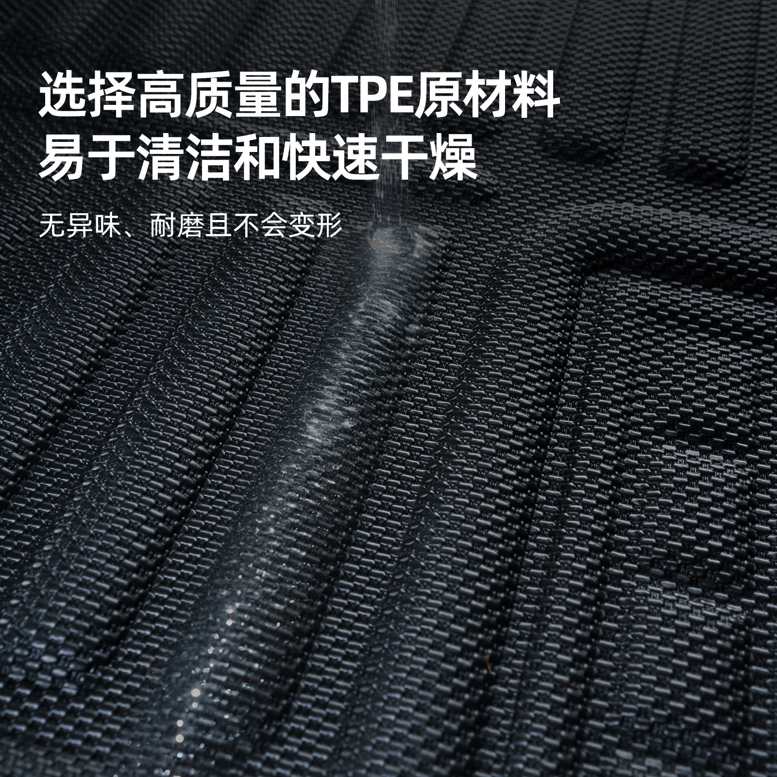 Tpe Customizable Universal Car Floor Mats, All-Terrain and All-Weather Car Floor Mats, Can Be Cut to Fit a Variety of Car Models