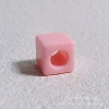 Acrylic, fuchsia, square