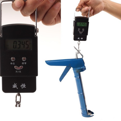 Glass sealant pressure glue gun, beautiful seam agent glue gun, blue iron labor-saving glue gun