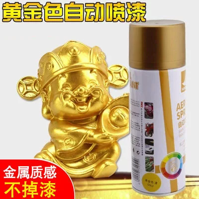 Краска Haoshun из желтого золота краска, меняющая цвет металла, Золотая самокрашенная бронзовая зеленая светло-Золотая яркая Золотая ручная краска