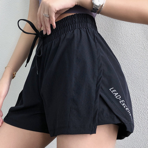 Summer New Anti-Flash Heat Shorts False Two-Piece Athletic Shorts Quick-Drying Breathable Running Shorts Yoga Fitness Shorts