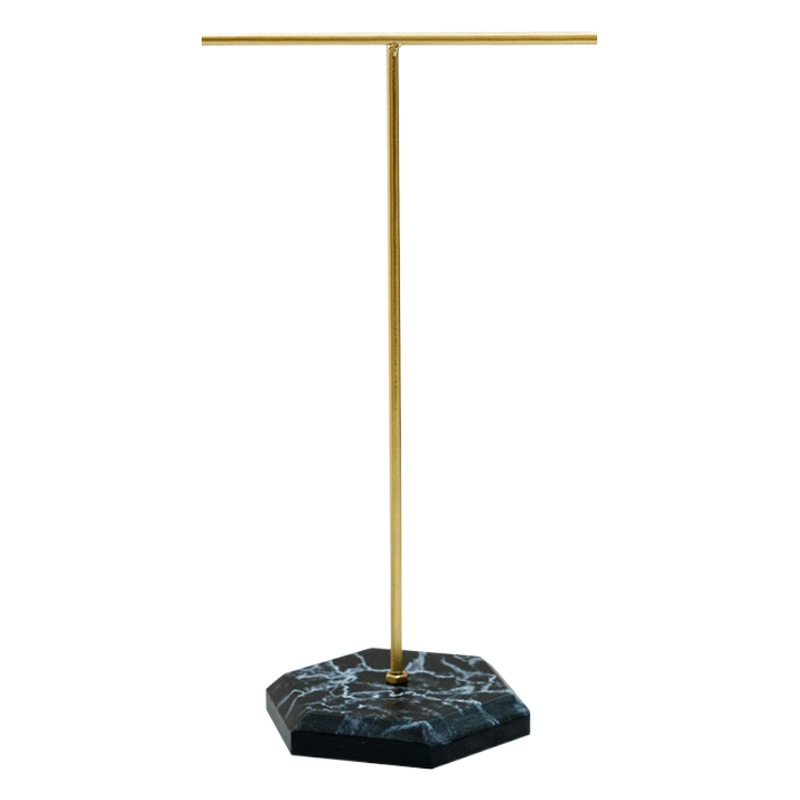 Wrought Iron Desktop Jewelry Stand, Multi-Purpose Display Rack for Necklaces, Earrings, and Hair Ties, Storage for Bedroom, Suitable for Amazon Sales