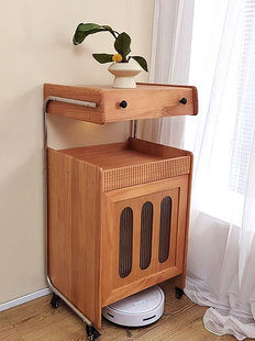 Sweeping Robot Living Room Cabinet Fish Tank Cabinet Cabinet Storage Rack Storage Cherry Station Cabinet Sofa Cabinet