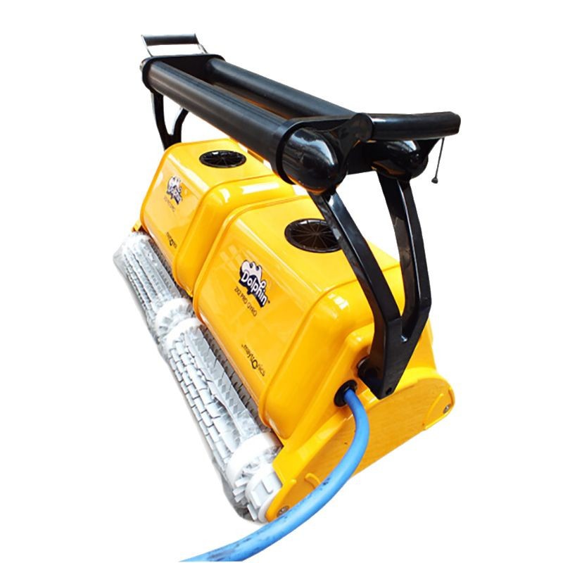 Máquina de succión de aguas residuales totalmente automática Dolphin 2x2pro, robot subacuático, aspiradora para fondo de piscina, máquina de limpieza de piscinas Water Turtle.