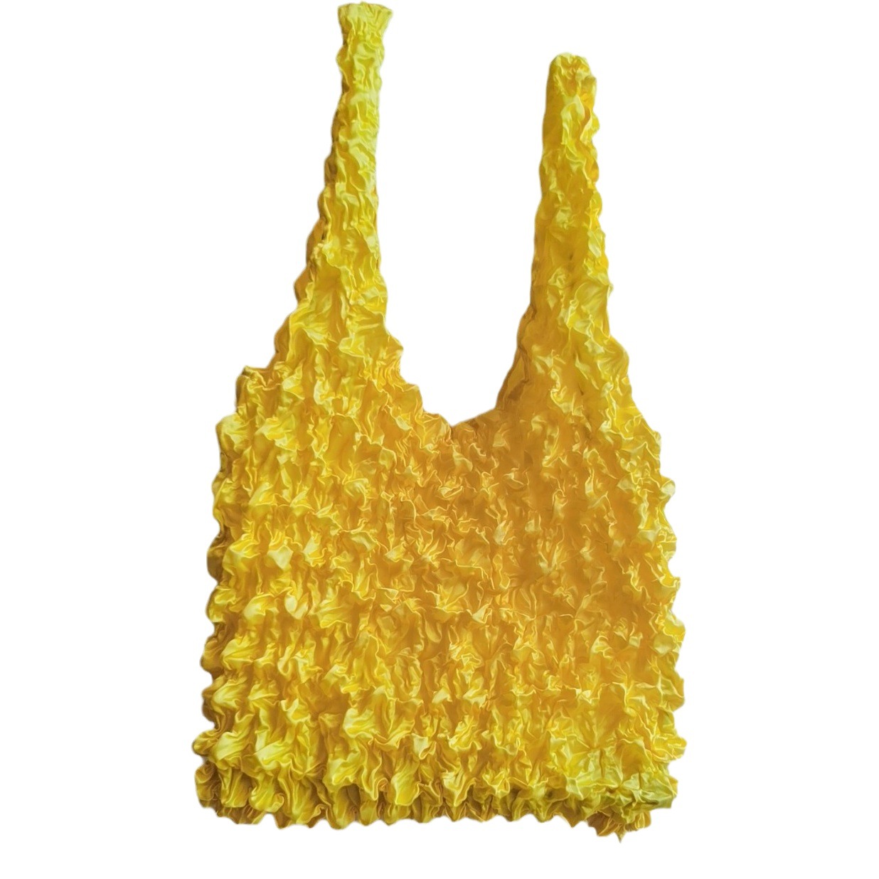 Bolso de burbuja multiusos popular de gran capacidad de la celebridad de Internet de las mujeres Bolso de burbuja japonés y coreano nuevo bolso mágico bolso telescópico bolso plisado