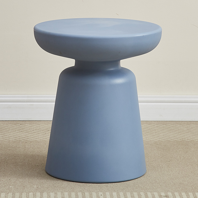 Sofá junto a la mesa de té de la sala de estar simple mesa redonda de cama moderna mesa de cabezal de cama de plástico esquina de mini mesas pequeñas