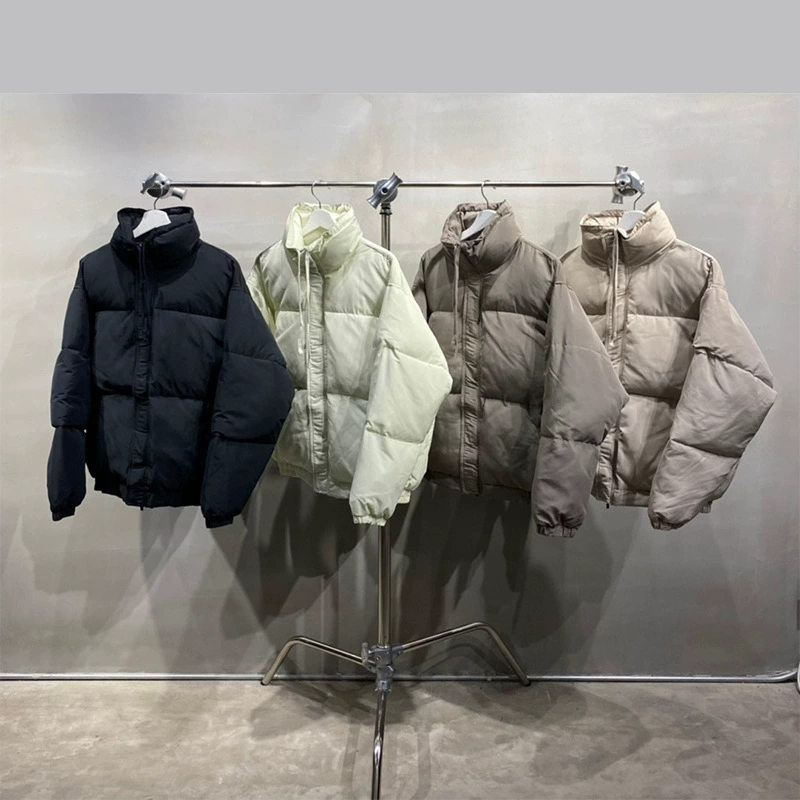 Элитная версия теплой свободной хлопковой стеганой куртки на молнии, утолщенного хлопкового пальто, верхней одежды в американском стиле.