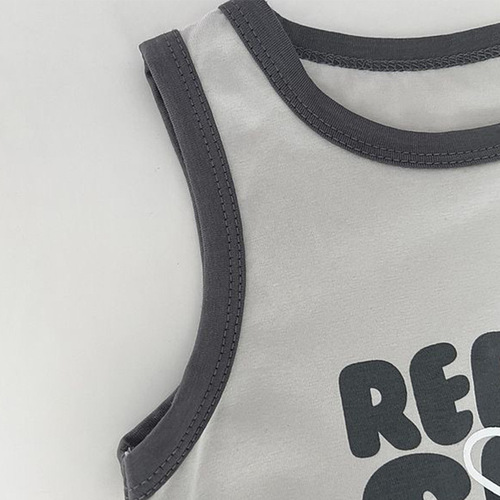 Summer wide-shouldered sleeveless one-piece baby vest one-piece baby clothes out casual baby bag fart clothes