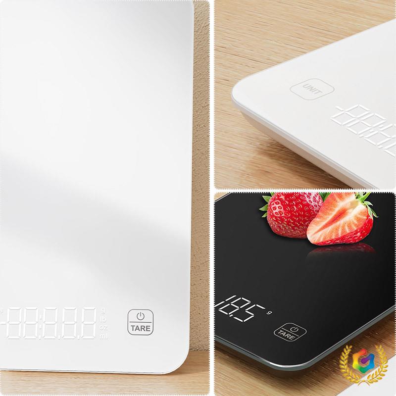 ✅玻璃电子秤电子称厨房家用烘焙食物克称台秤小型重数