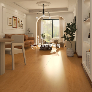 J8 Full Wind Restaurant Balcony Velvet Wood Grain Tiles Non-Slip 800 Cream 800 Living Room Floor Tiles X Log Retro G3
