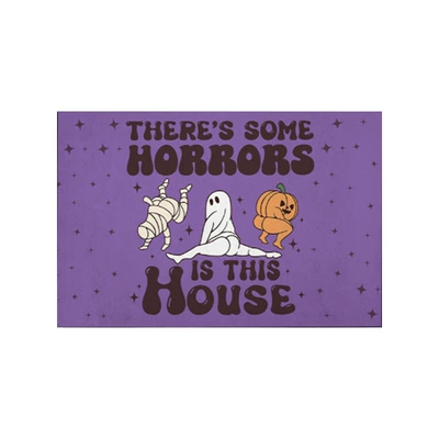 Avtomobil döşəmə paspasları — Pumpkin Head Mat Carpet - s-pumpkin-06-40-60cm-skin-friendly-suede