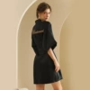 Bridesmaid-black (half-sleeved)