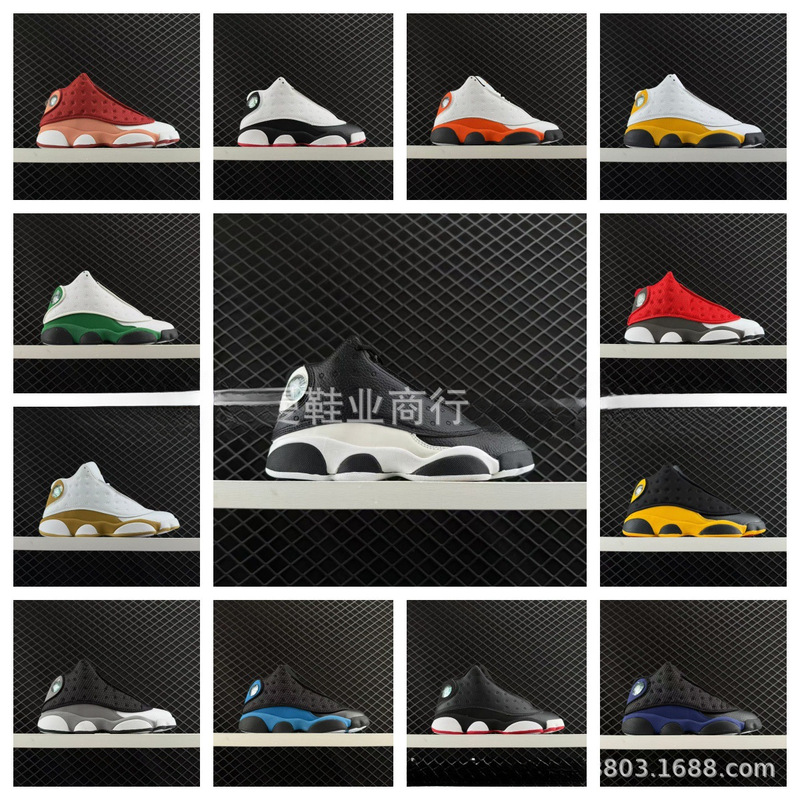 Putian Shoes Pure Original Nk Air Jd 13Th Generation Retro Mid-Top Cultural Casual Sports Basketball Shoes Retro Trend