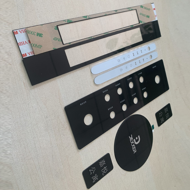 电子温度计音响无线充电器PC亚克力有机玻璃镜片面板面贴丝印X20