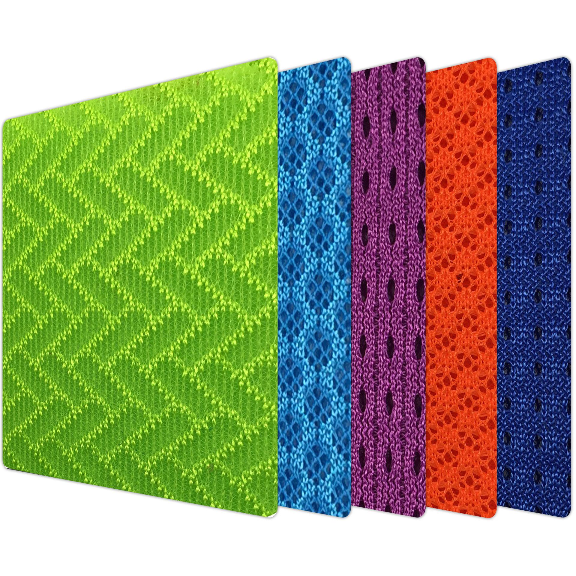 提花三明治网布 鞋材帽网双色小孔菱形蜂巢六边 宠物玩具用品背带