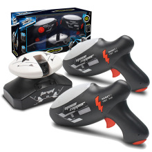 【跨境】儿童电动感应镭射对战枪投影飞碟游戏枪真人CS激光枪玩具