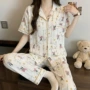 短袖夏季新款碎花家居服