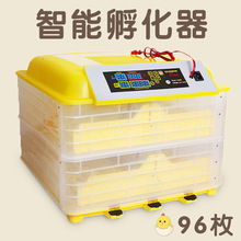 高性价比家用鸡鸭鹅小型孵化器孵化机智能养殖设备96枚节能全自动