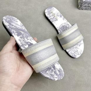 D�Ҵ̽�ƽ����ЬŮ�⴩һ����ɳ�����eЬ sandals2025