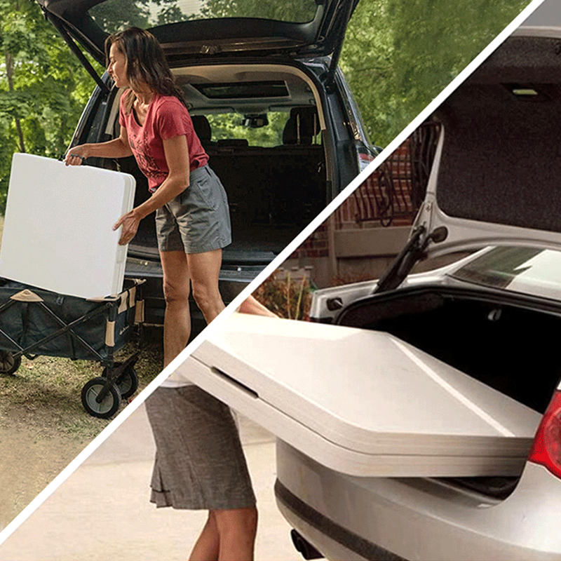 Mesa de plegado portátil simple mesa de comedor casera al aire libre tabla rectangular tabla de estudio mesa de comedor