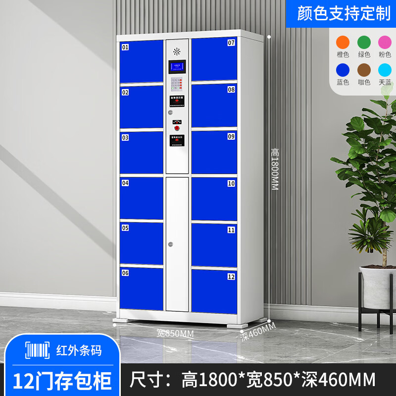 12 doors (infrared barcode)