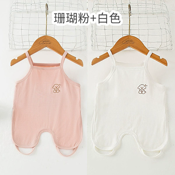 Coral, white