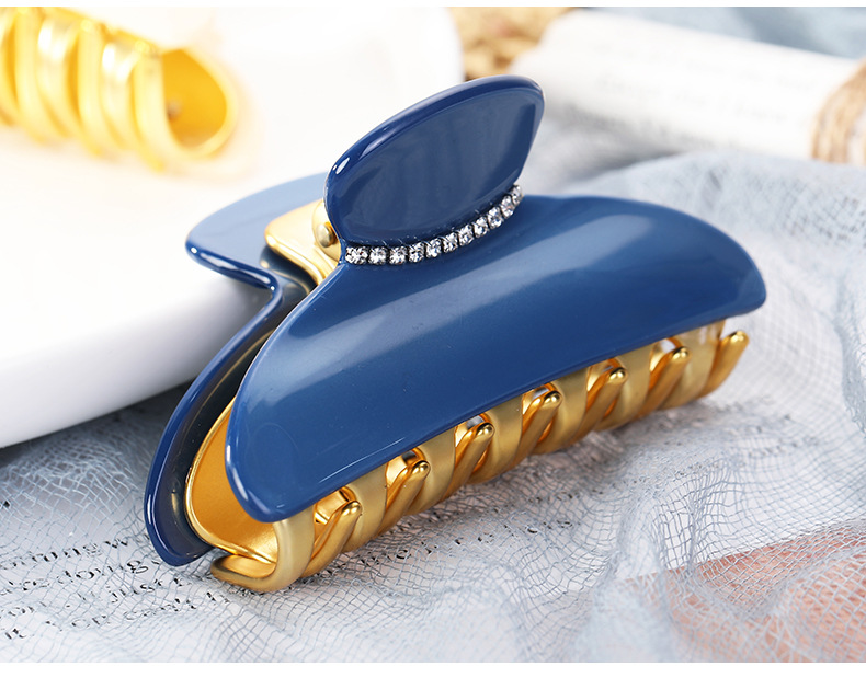 55g Weight Hair Claws Hair Accessories Type Rhinestones Inlay Material Fashion Geometric Solid Color Acetic Acid Sheets Handmade Rhinestones Hair Claws