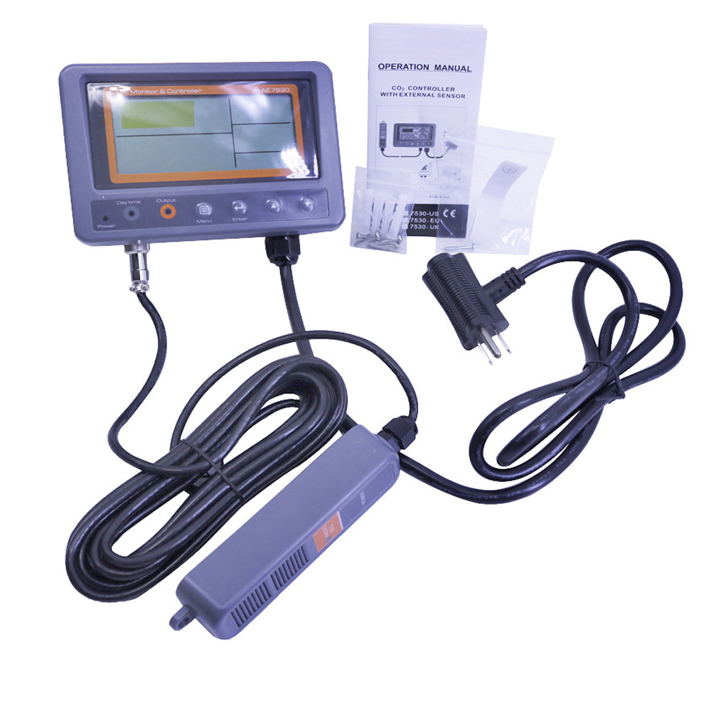 AZ7530外部传感器二氧化碳测试仪数字CO2监测CO2检测器0 ~ 5000 p