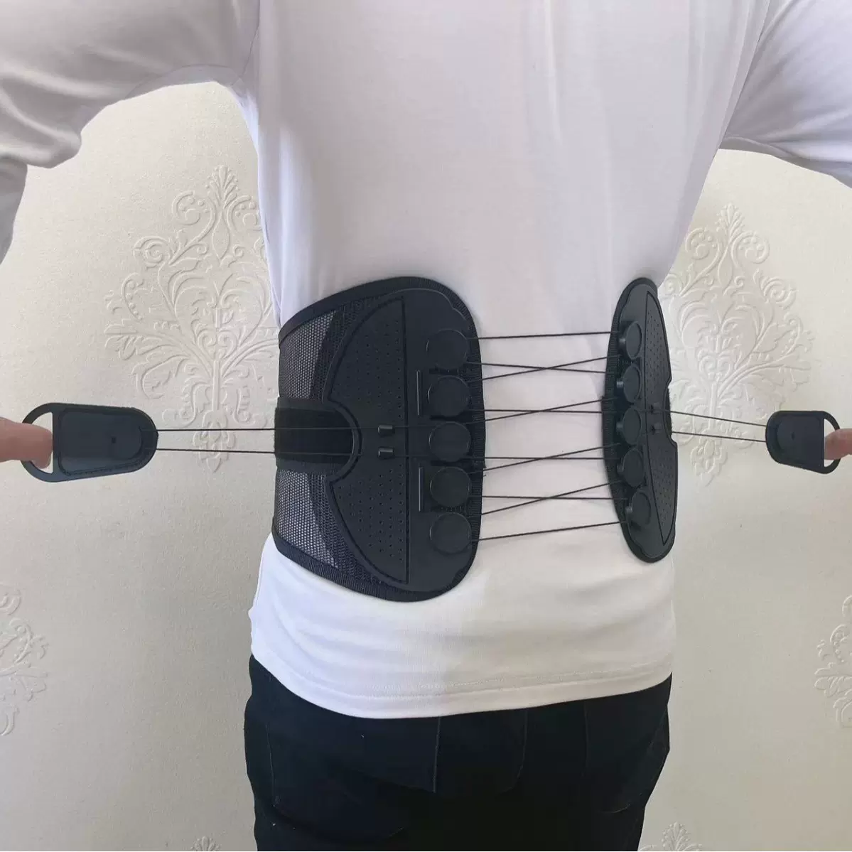 新款双拉护腰带支撑腰围四季男女人通用款矫正盆骨腰带腰间盘矫正