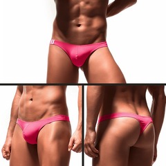 工廠批發性感低腰男士內褲U激凸透氣網孔T褲小網孔丁字男神褲E058