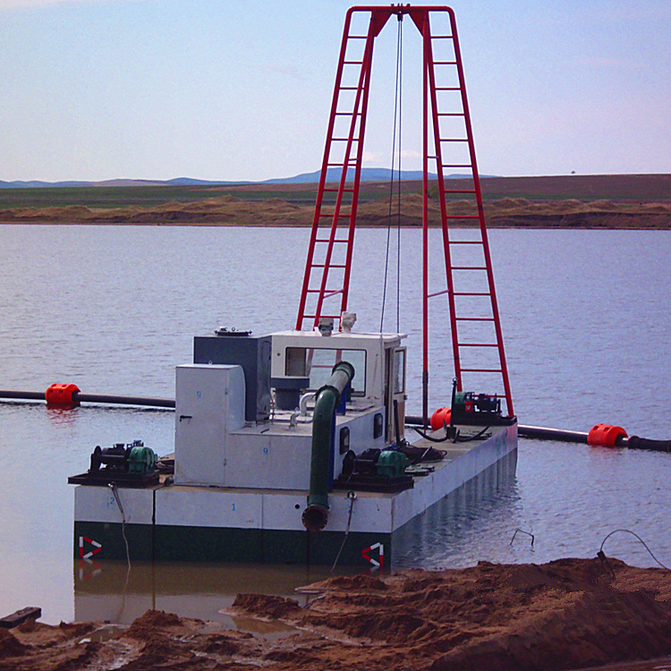 冲吸式抽沙船 沿海城市挖沙射吸式抽沙船 河道疏浚清淤设备挖沙船