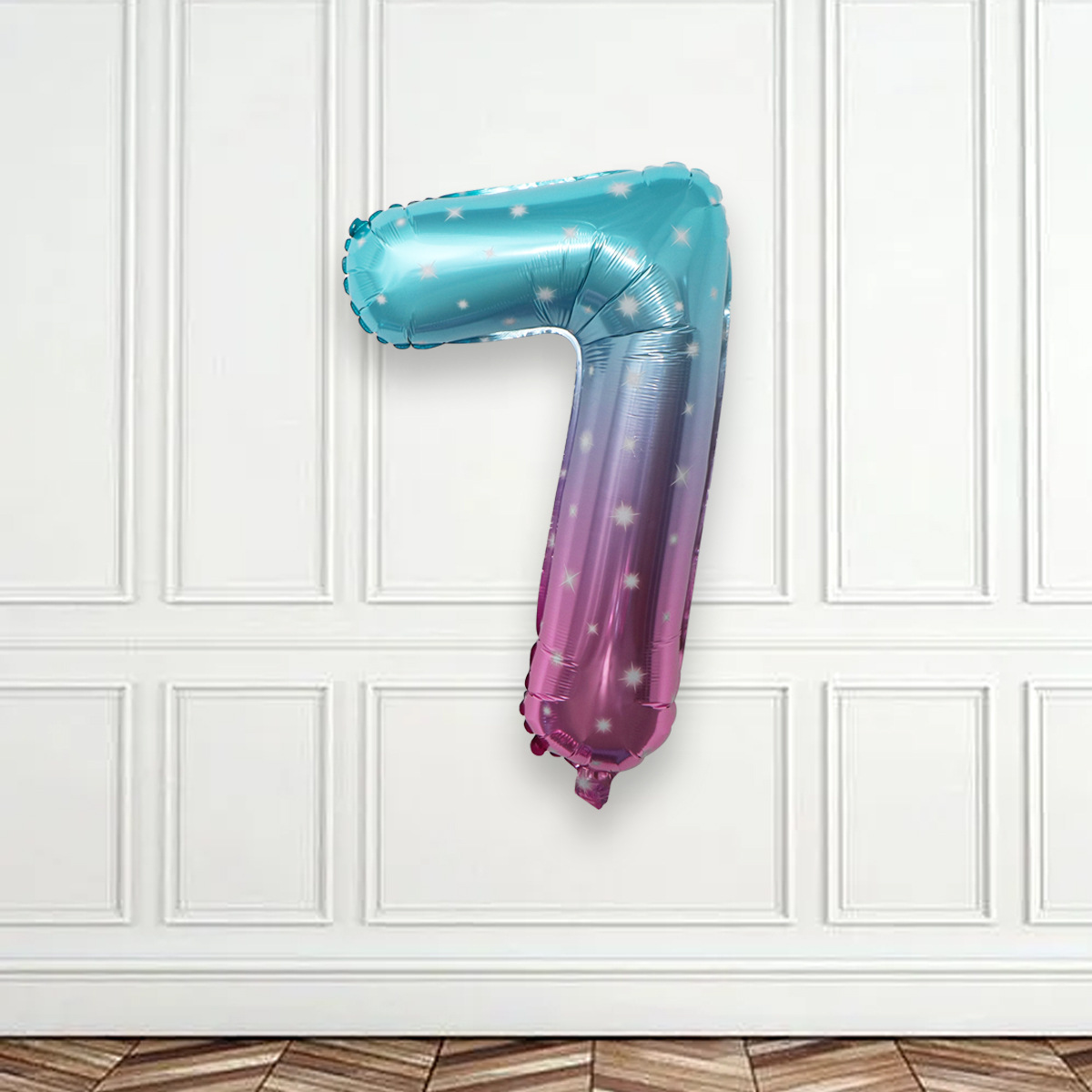 Globo digital transfronterizo fiesta globo al por mayor cumpleaños decoración de la boda película de aluminio de 32 pulgadas cielo estrellado versión americana Digital