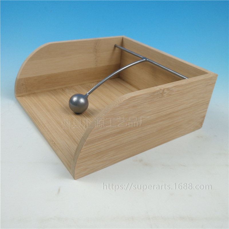 Servilleta de bambú de madera cuadrada de comercio exterior personalizada, caja de papel, soporte inferior de papel, soporte de bambú, restaurante de madera, soporte de toallas de papel de hotel