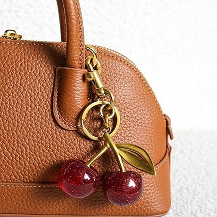 1 Piece Resin Cherry Bag Charms display picture 3
