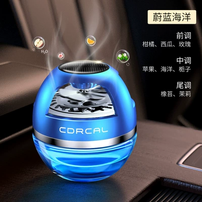 Perfplant seat solar rotating car accessories center - blue-blue-ocean