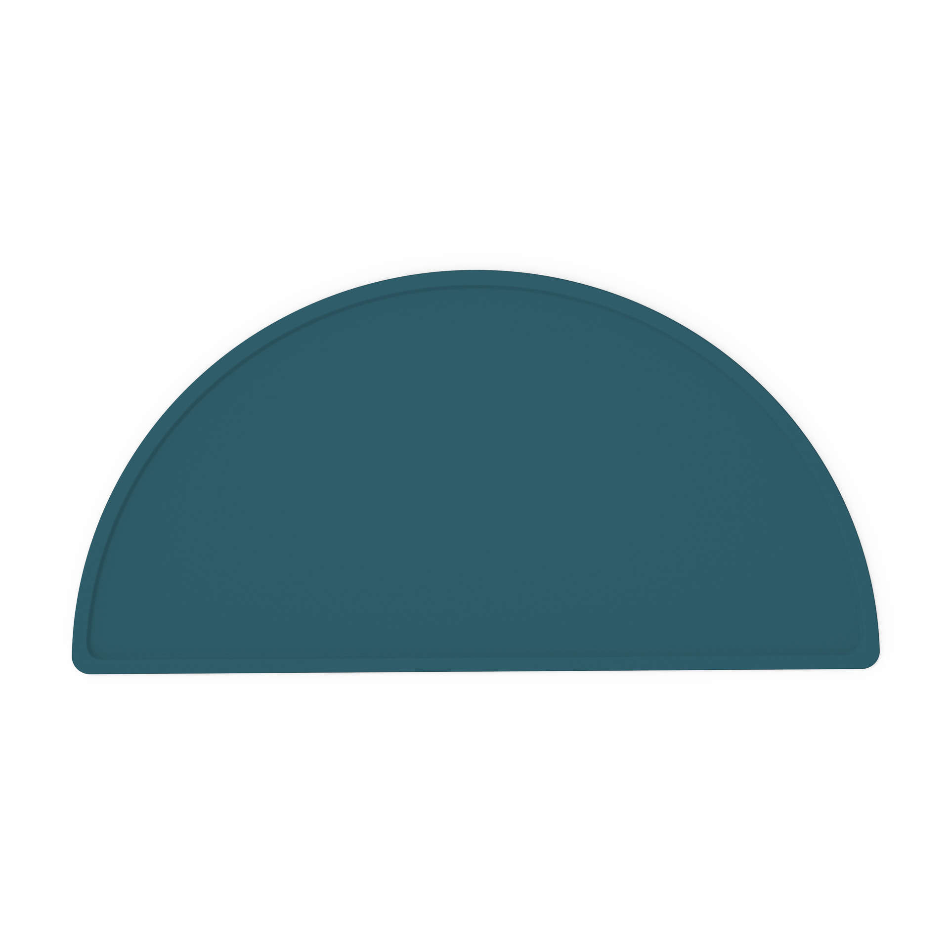 Manteles individuales de silicona para niños en forma de arco semi, manteles individuales de silicona antideslizantes y fáciles de limpiar, manteles individuales de silicona para estudiantes de dibujos animados