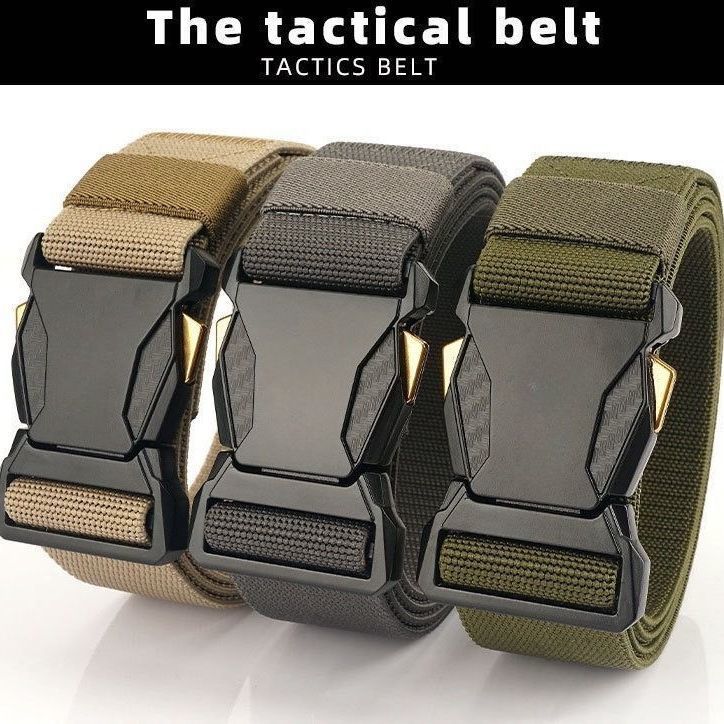 tactics fast nylon woven elastic belt with clasp
