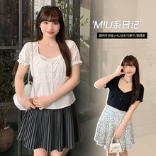 ��ʽС�ڴ�ɫ���ʶ���T���ļ�Ůװ������mm���������ٴ�����65001