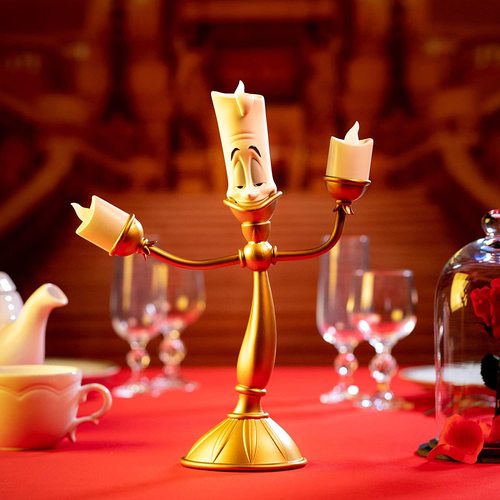Beauty and the Beast Candlestick Lumia Candlestick LED Night Light Ornament Alarm Clock Table Clock Ornament Table Lamp Cosworth