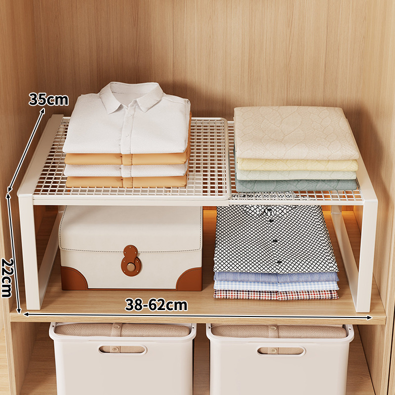 흰색 [접이식] 길이 38-62CM, 너비 35CM, 높이 22CM, 단일 레이어