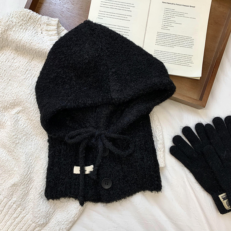 Barracklafa sombrero de invierno caliente mujer 2025 nuevo bufandas sombrero protector de orejas sombrero de lana al por mayor